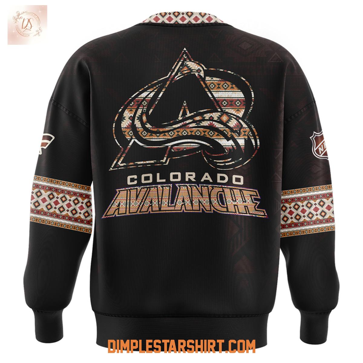 Colorado Avalanche Native American Heritage 2025 Hoodie Shirt
