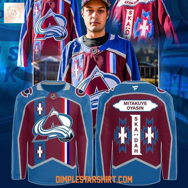 Colorado Avalanche Native American Heritage Month 2025 Hockey Jersey
