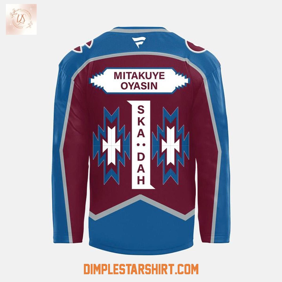 Colorado Avalanche Native American Heritage Month 2025 Hockey Jersey