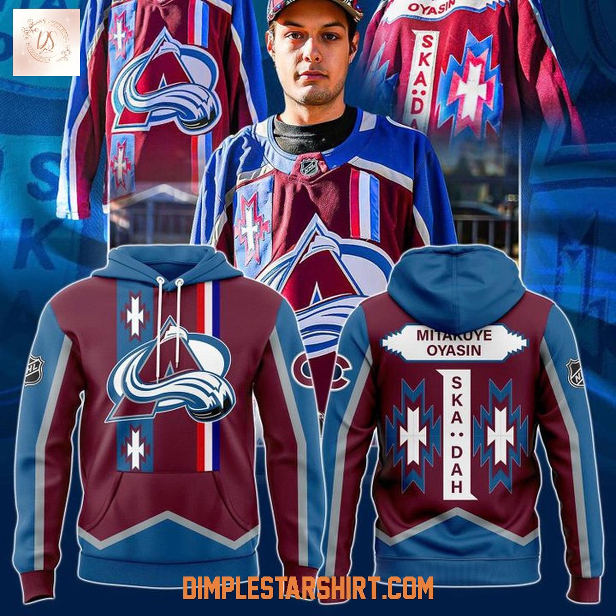 Colorado Avalanche Native American Heritage Month 2025 Hoodie Shirt