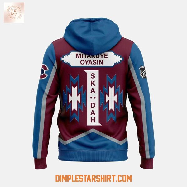 Colorado Avalanche Native American Heritage Month 2025 Hoodie Shirt