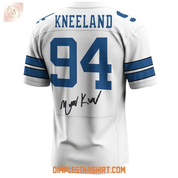 Dallas Cowboys In Memory Of Marshawn Kneeland White Foootball Jersey