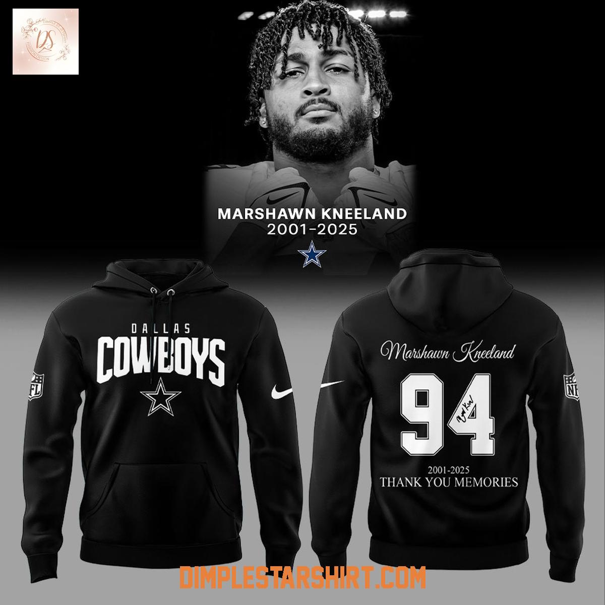 Dallas Cowboys Marshawn Kneeland Thank You Memories 2025 Hoodie Shirt Dallas Cowboys Marshawn Kneeland Thank You Memories 2025 Hoodie Shirt