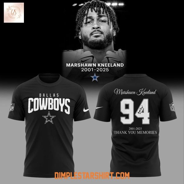 Dallas Cowboys Marshawn Kneeland Thank You Memories 2025 Hoodie Shirt