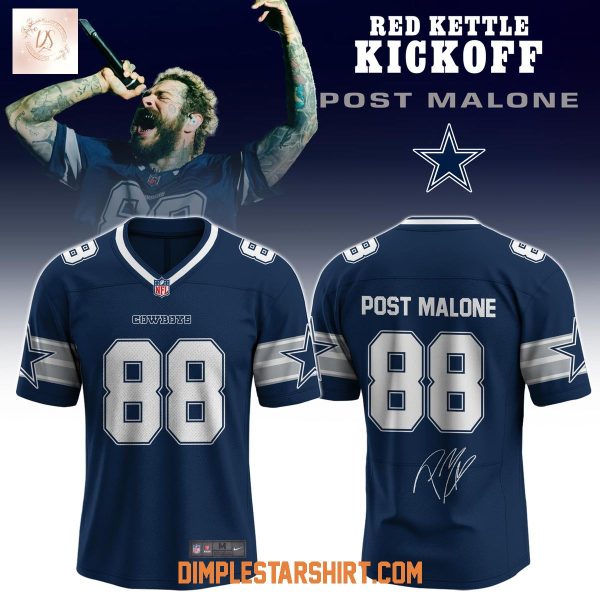 Dallas Cowboys x Post Malone Red Kettle Kickoff Jersey