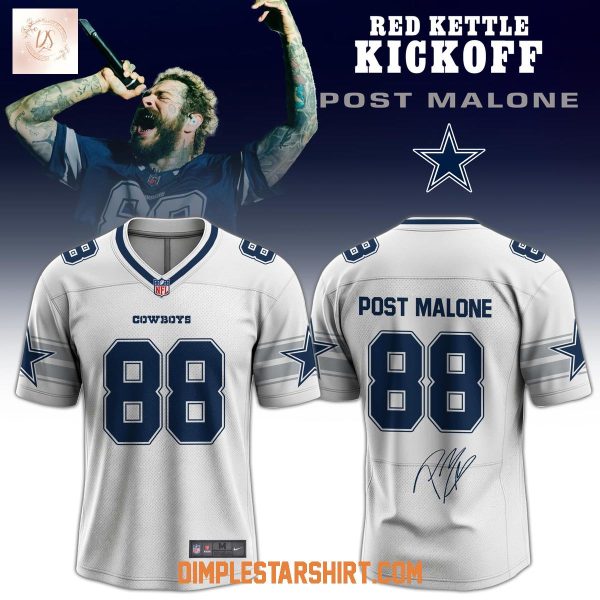 Dallas Cowboys x Post Malone Red Kettle Kickoff Jersey