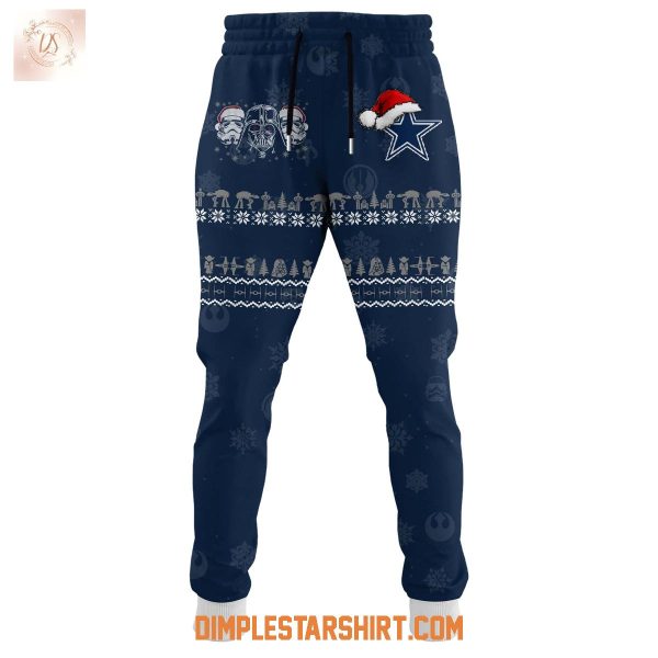 Dallas Cowboys x Star Wars The Force Christmas Hoodie Shirt