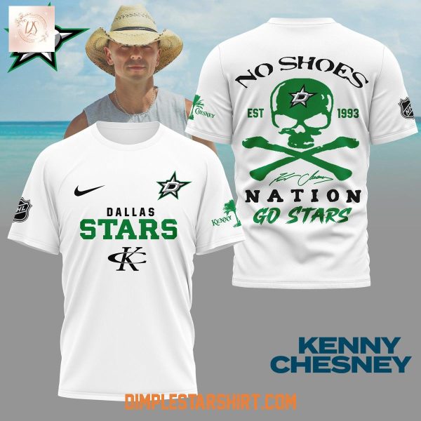Dallas Stars x Kenny Chesney No Shoes Nation Shirt