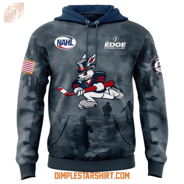 Danbury Hat Tricks Military Appreciation Night 2025 Hoodie Shirt