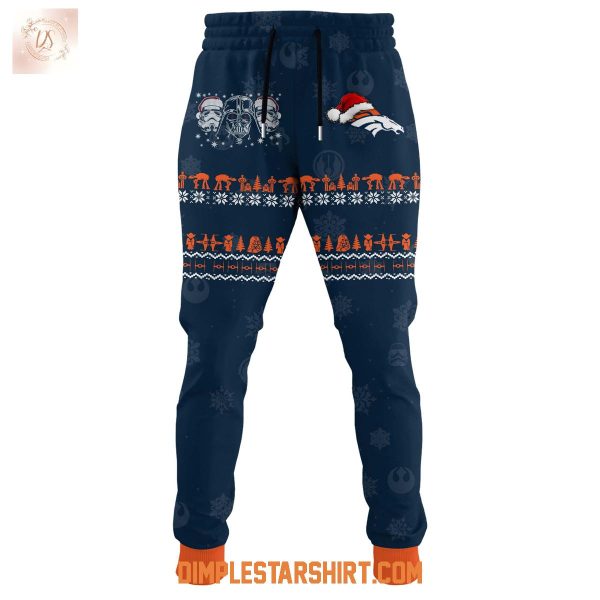 Denver Broncos x Star Wars The Force Christmas Hoodie Shirt