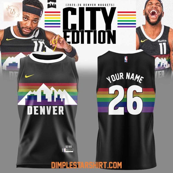 Denver Nuggets New City Edition Uniform 2025 Basketball Jersey