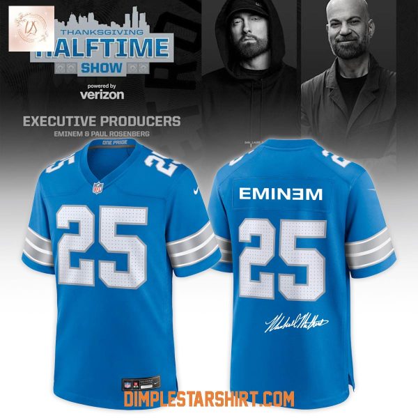 Detroit Lion x Eminem Thanksgiving Halftime Show Jersey