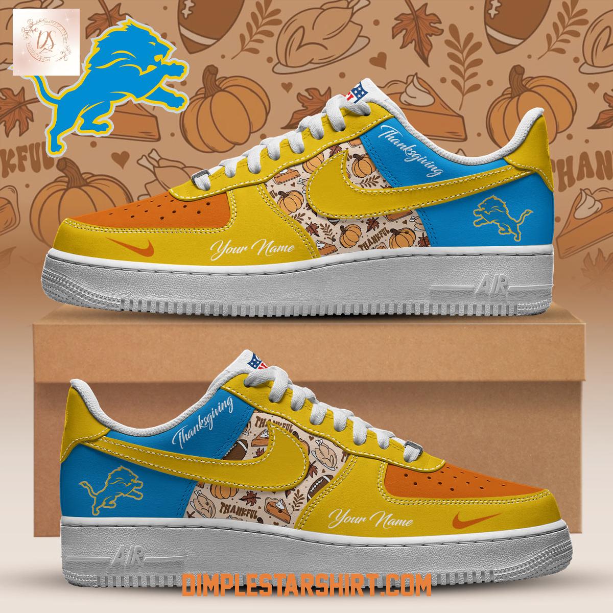 Detroit Lions Thanksgiving Day 2025 Air Force 1 Shoes Detroit Lions Thanksgiving Day 2025 Air Force 1 Shoes