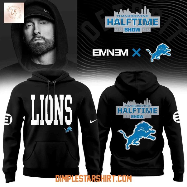 Detroit Lions x Eminem Thanksgiving Halftime Show Hoodie Shirt