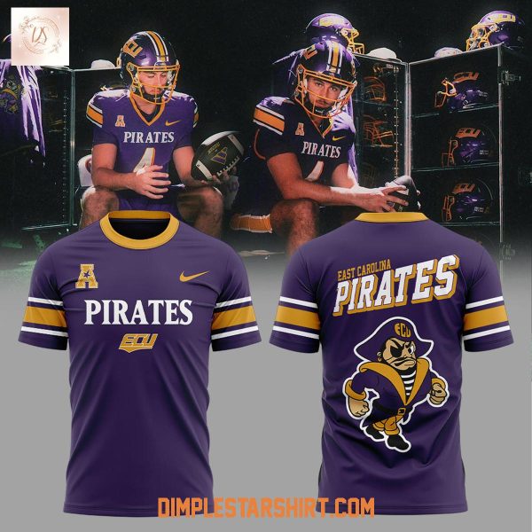 East Carolina Pirates Dads Homecoming Flashbacks Uniform 2025 Hoodie Shirt