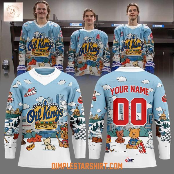 Edmonton Oil Kings Teddy Bear Toss 2025 Jersey