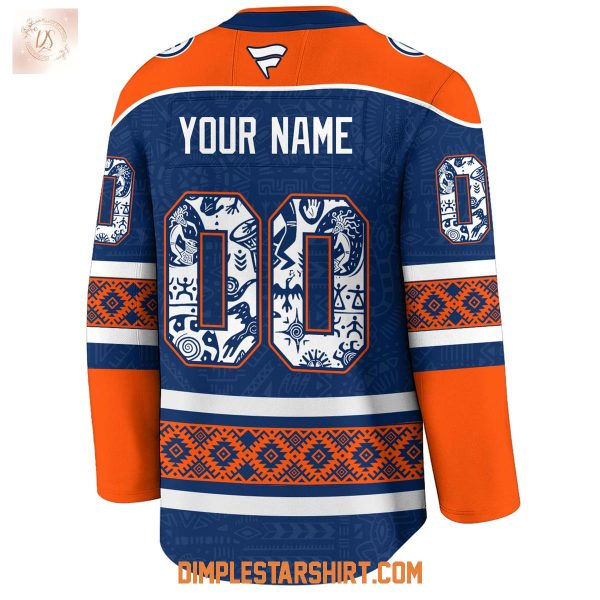Edmonton Oilers Indigenous Peoples' Heritage 2025 Jersey