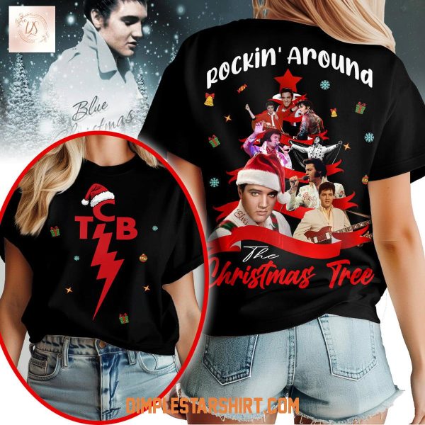 Elvis Presley Rockin' Around The Christmas Tree T Shirt