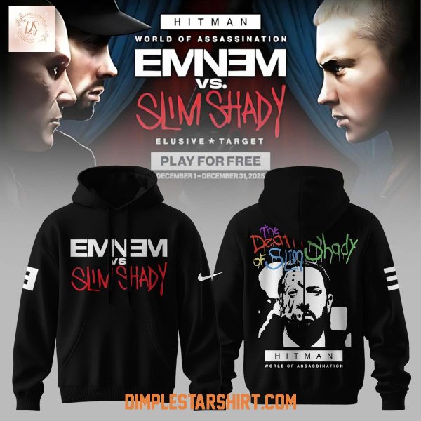 Eminem vs Slim Shady Hitman World Of Assassination Hoodie Shirt