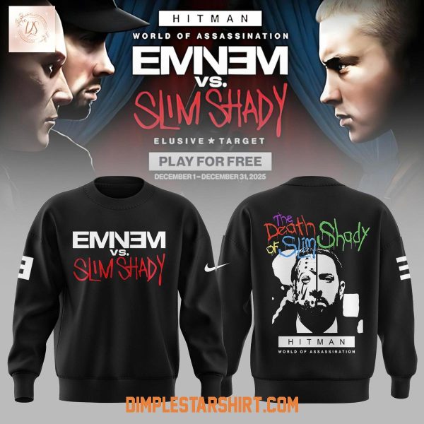 Eminem vs Slim Shady Hitman World Of Assassination Hoodie Shirt