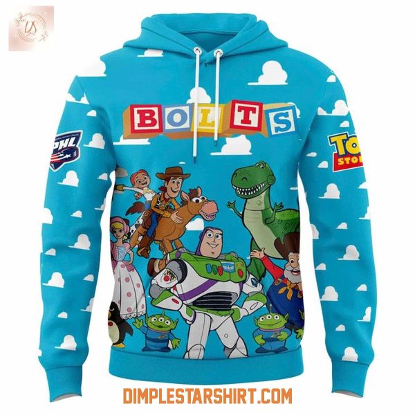 Evansville Thunderbolts Celebrating 30 Years Of Toy Story Hoodie Shirt