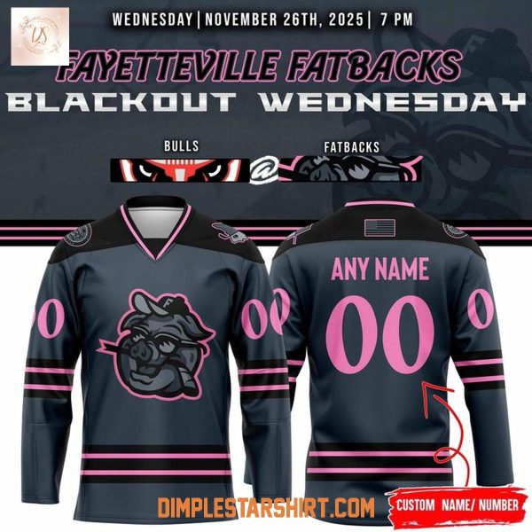 Fayetteville Marksmen Fatbacks Blackout Wednesday Jersey