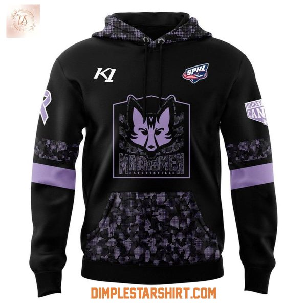 Fayetteville Marksmen Hockey Fight Cancer 2025 Hoodie Shirt