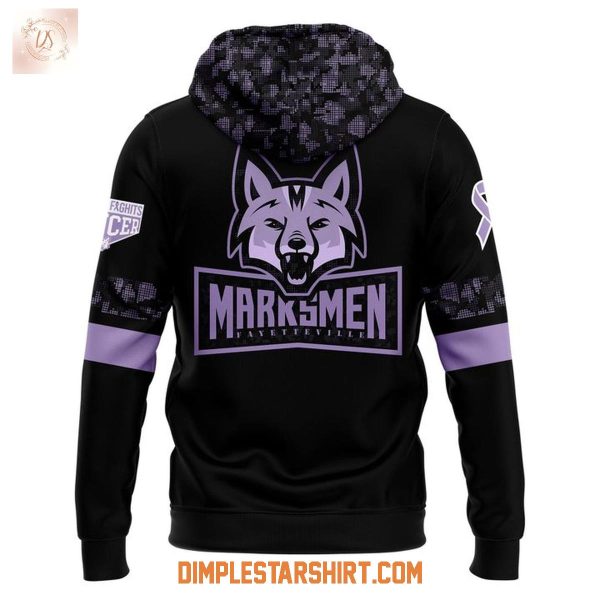 Fayetteville Marksmen Hockey Fight Cancer 2025 Hoodie Shirt