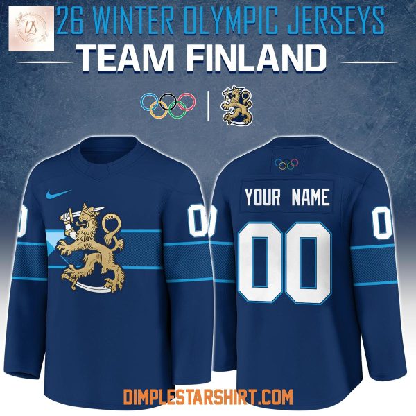 Finland 2026 Winter Olympic Hockey Jersey