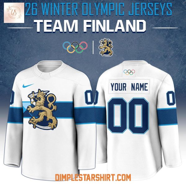 Finland 2026 Winter Olympic Hockey Jersey