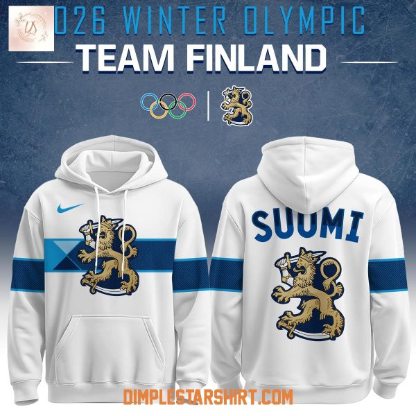 Finland 2026 Winter Olympic Hoodie Shirt