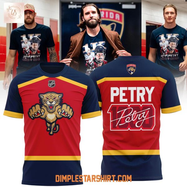 Florida Panthers Celebrating Jeff Petry 1000th NHL Game Hoodie Shirt