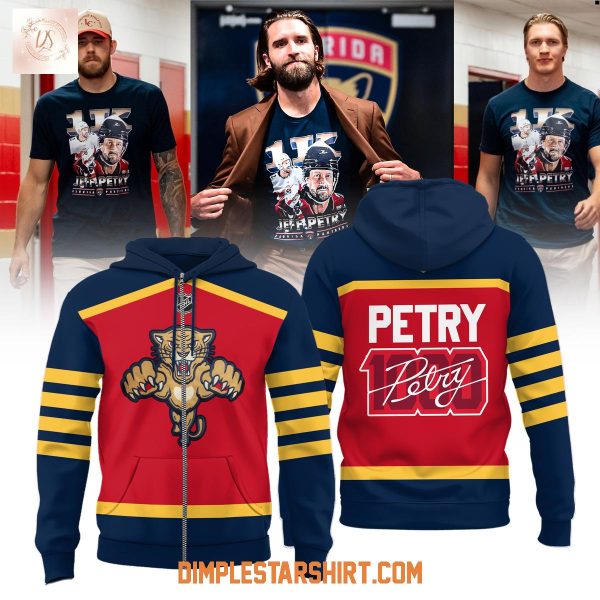 Florida Panthers Celebrating Jeff Petry 1000th NHL Game Hoodie Shirt