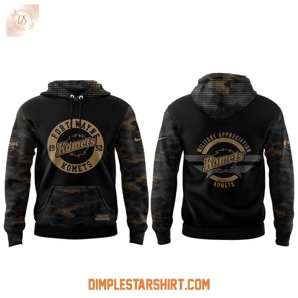 Fort Wayne Komets Military Appreciation 2025 Hoodie Shirt
