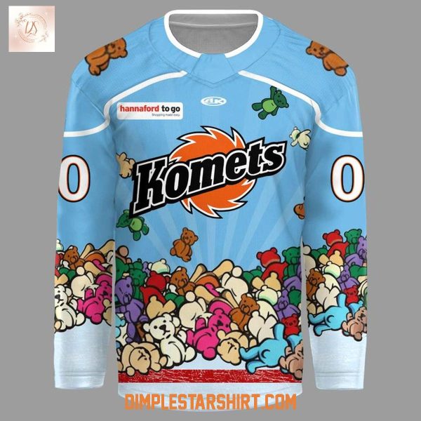 Fort Wayne Komets Our Teddy Bear Toss Christmas 2025 Jersey