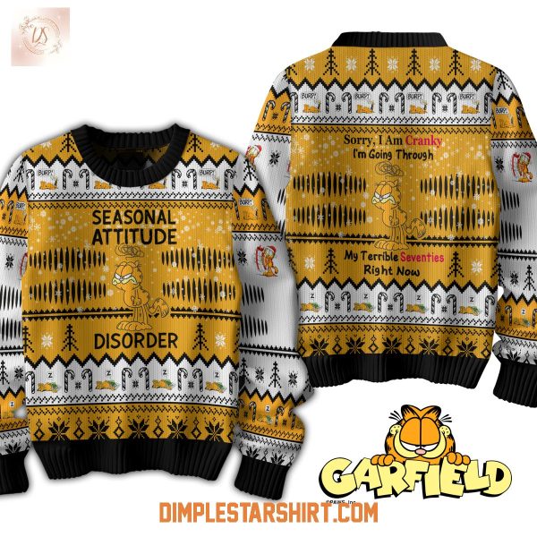 Garfield Seasonal Attitude Disorder Ugly Sweater