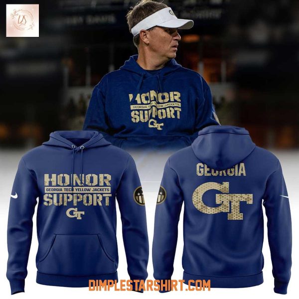 Georgia Tech Football x Coach Faulkner 2025 Hoodie T-Shirt