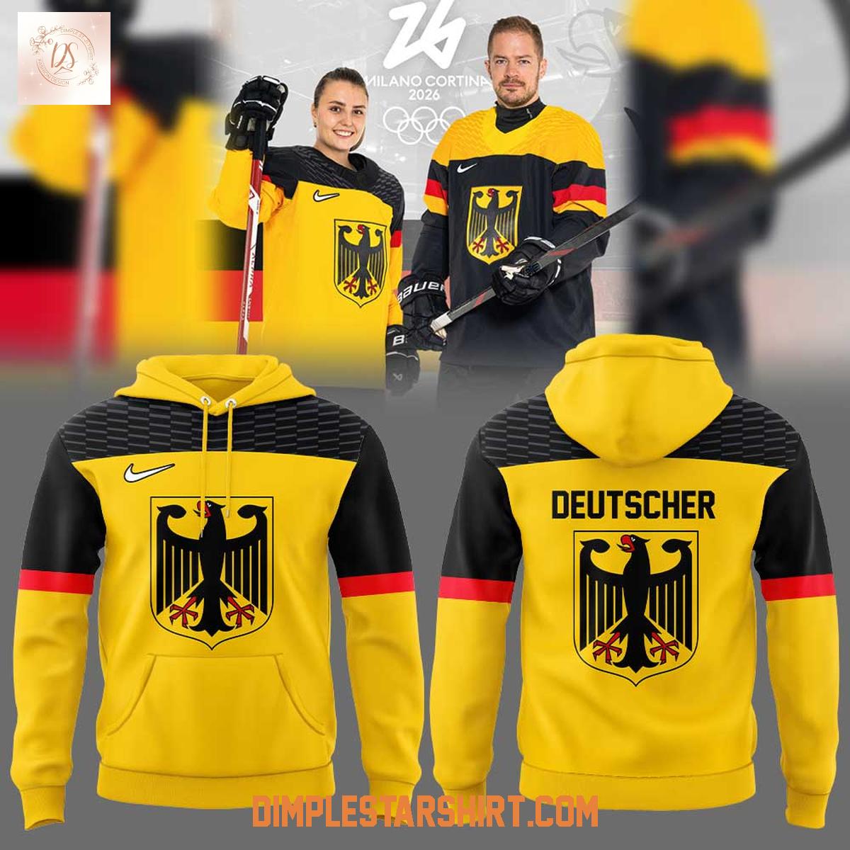 Germany Hockey Team Olympic 2026 Hoodie T-Shirt Germany Hockey Team Olympic 2026 Hoodie T-Shirt
