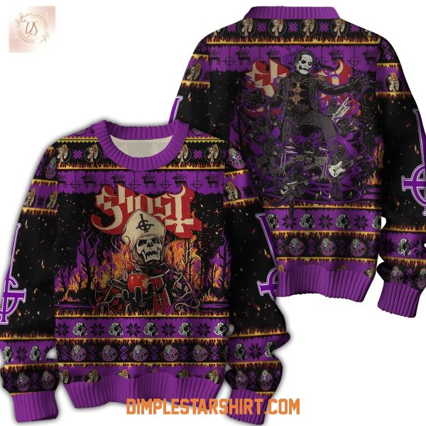 Ghost Skeletour World Tour 2026 Ugly Sweater