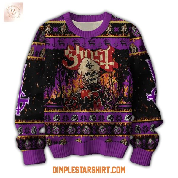 Ghost Skeletour World Tour 2026 Ugly Sweater