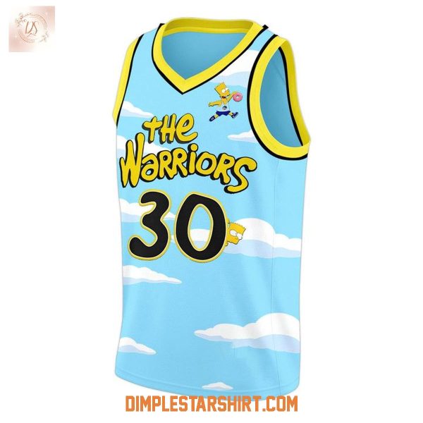 Golden State Warriors x The Simpsons 2025 Basketball Jersey