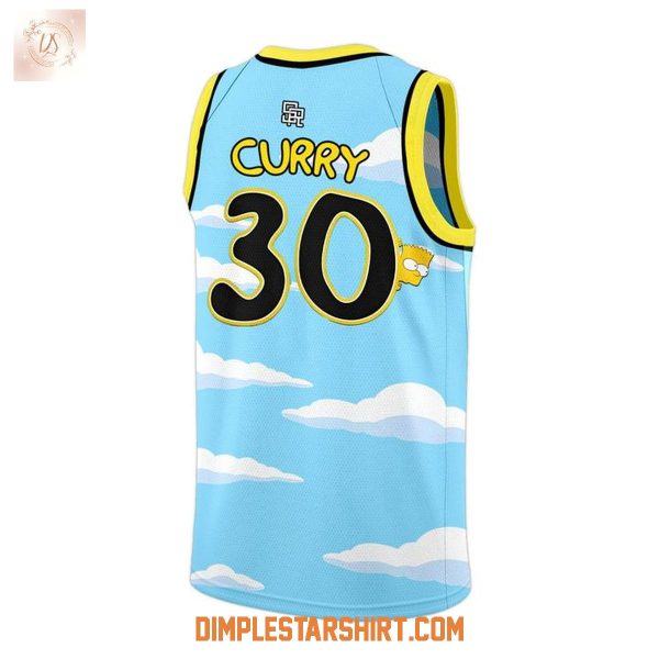 Golden State Warriors x The Simpsons 2025 Basketball Jersey