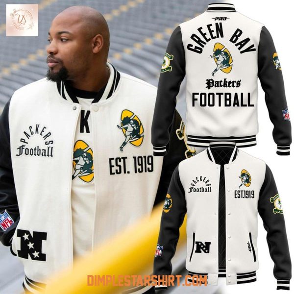 Green Bay Packers Est 1919 New Collections Baseball Jacket