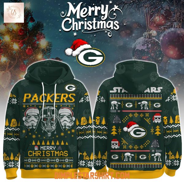 Green Bay Packers x Star Wars The Force Christmas Hoodie Shirt