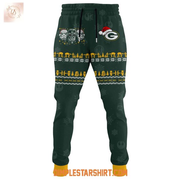 Green Bay Packers x Star Wars The Force Christmas Hoodie Shirt