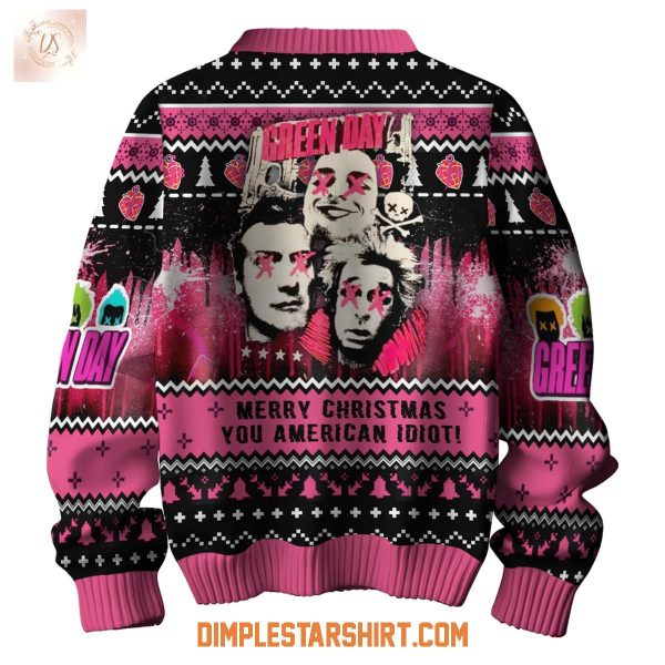 Green Day Merry Christmas You American Idiot Ugly Sweater