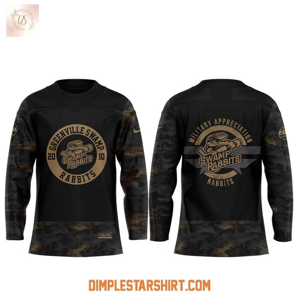 Greenville Swamp Rabbits Military Appreciation 2025 Hockey Jersey