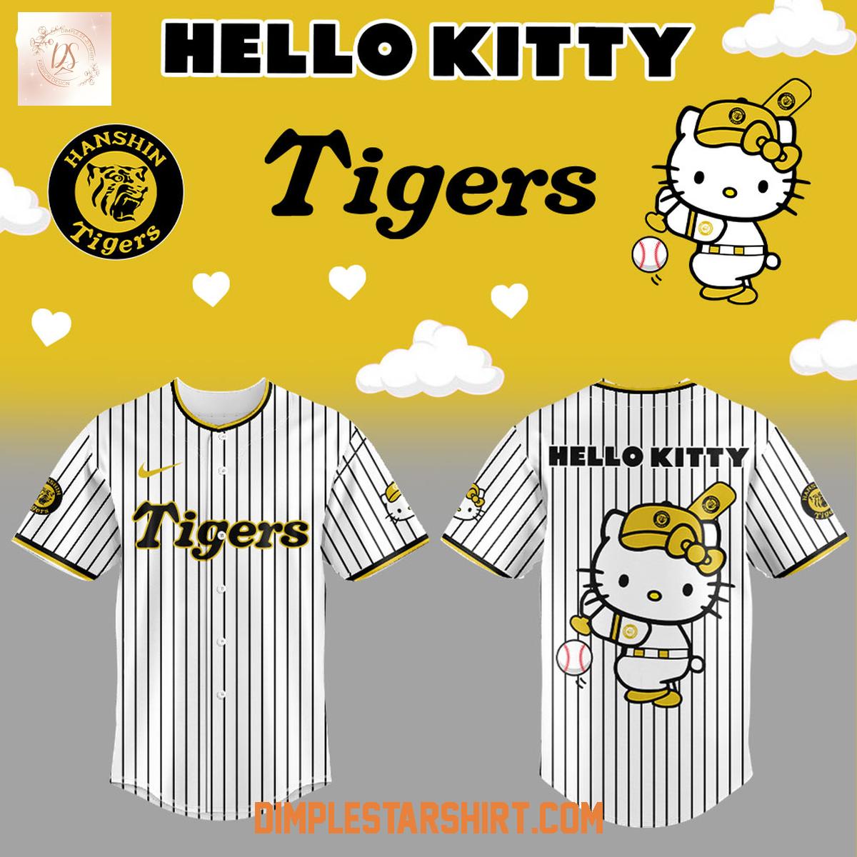 Hanshin Tigers x Hello Kitty Baseball Jersey Hanshin Tigers x Hello Kitty Baseball Jersey