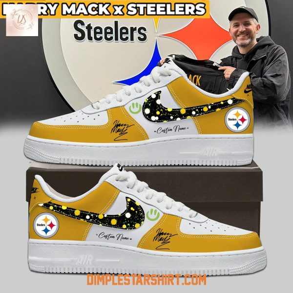 Harry Mack x Pittsburgh Steelers Air Force 1 Shoes