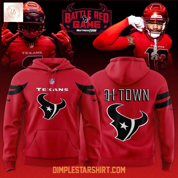Houston Texans Battle Red Game 2025 Hoodie T-Shirt